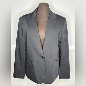New York & Co Classic Gray Pin Stripe Blazer
